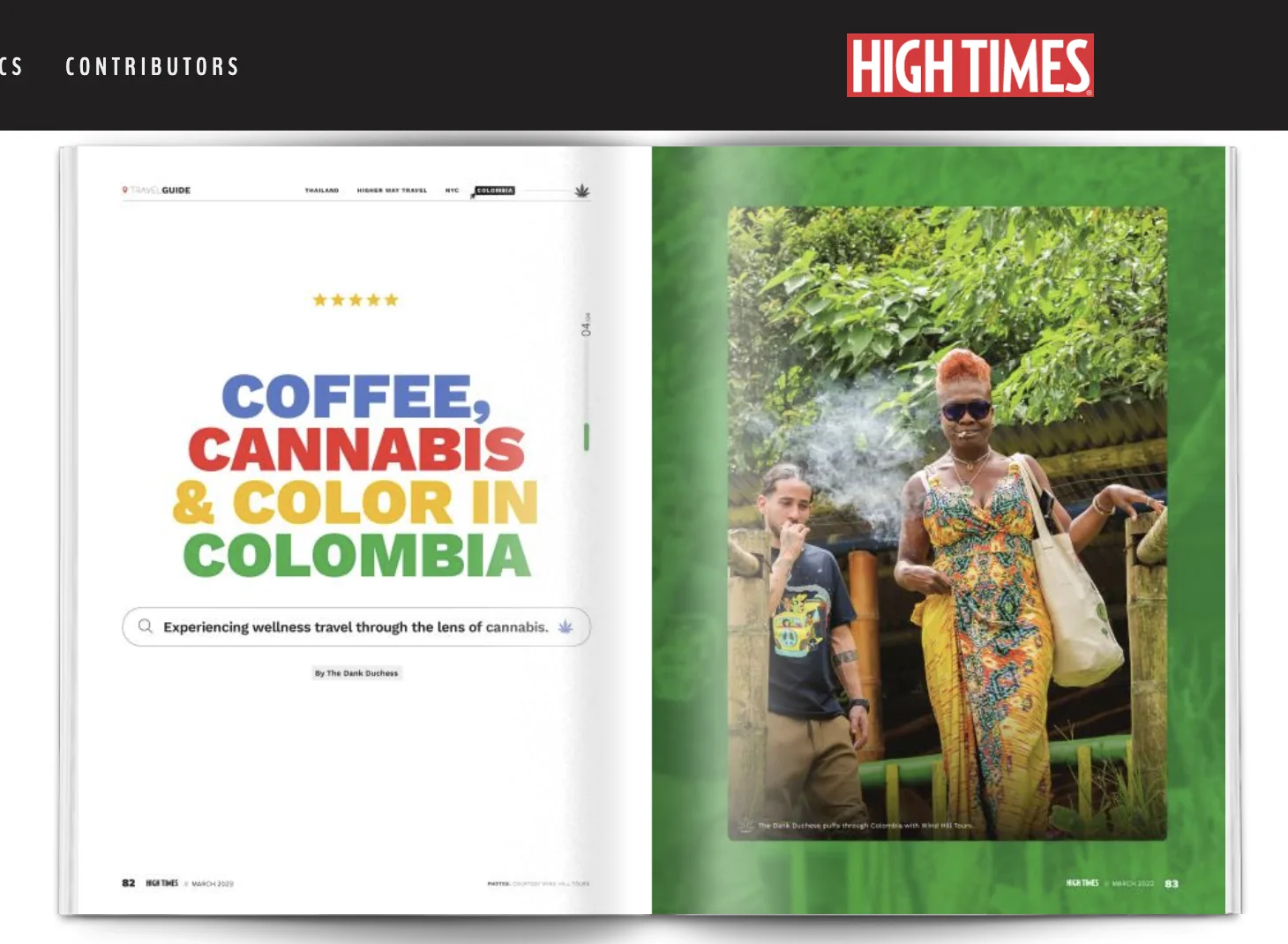 High Times features Wind Hill Tours